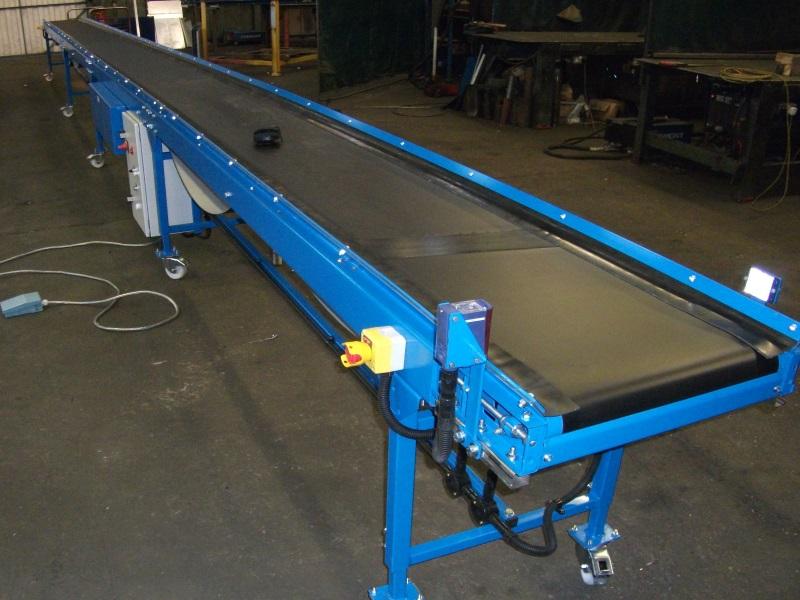 Heavy duty belt conveyor systems in steel & aluminium