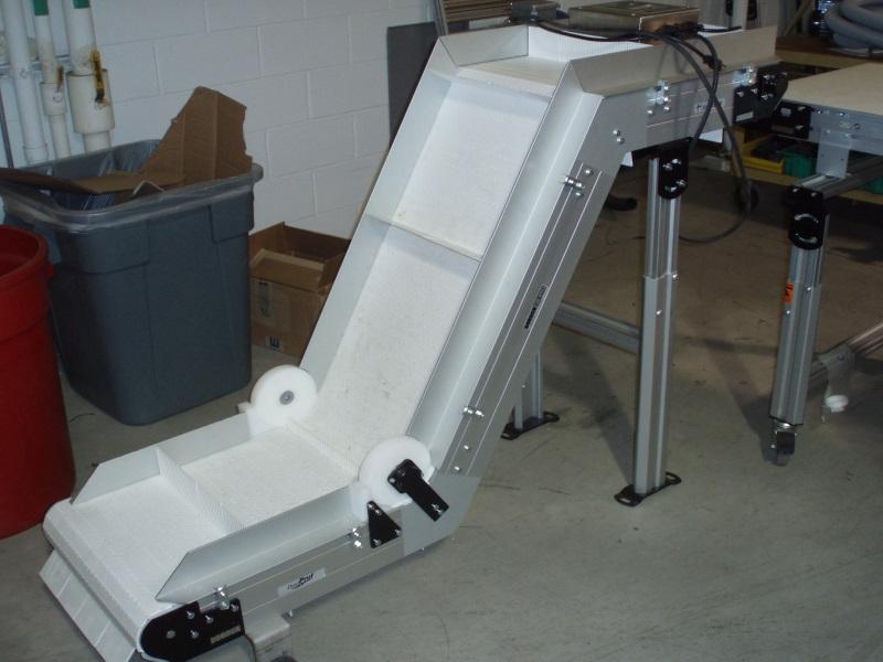 Elevating & incline belt conveyor systems