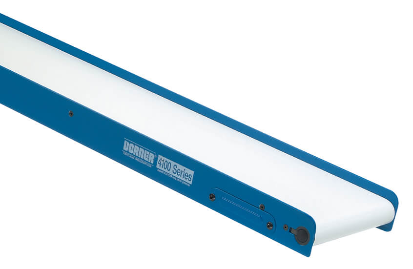 Low profile belt conveyor for press tool industry 