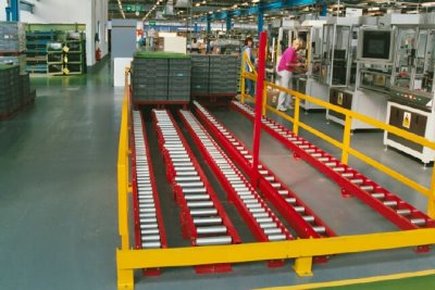 Powered Pallet Conveyor Systems For Heavy Light Pallets